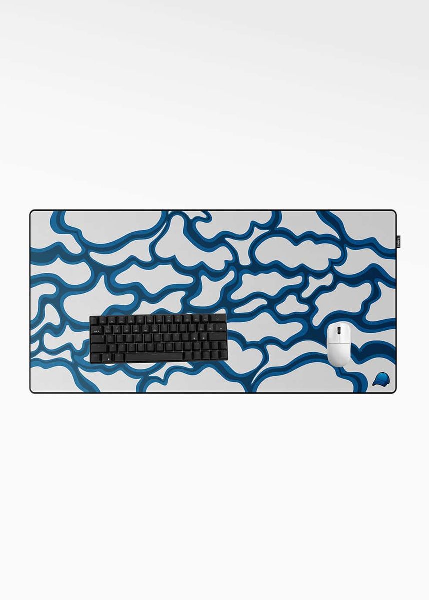 ALVI Mousepad Wolken Blau 3XL - 1200x600mm